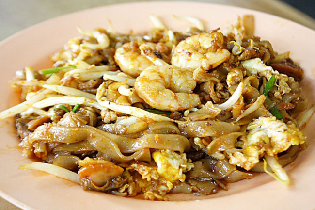 ẩm thực malaysia - char kway teow