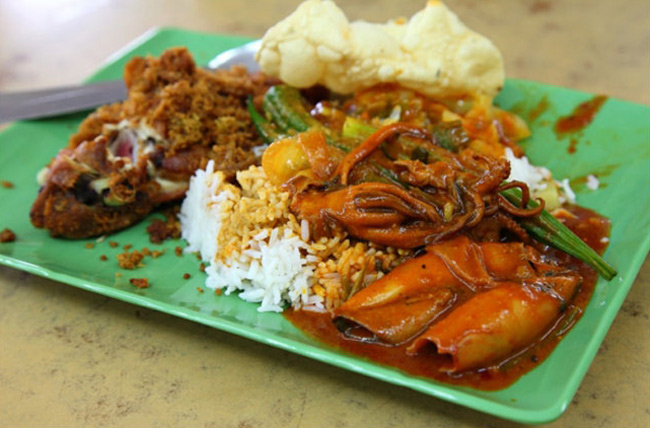ẩm thực malaysia - com nasi